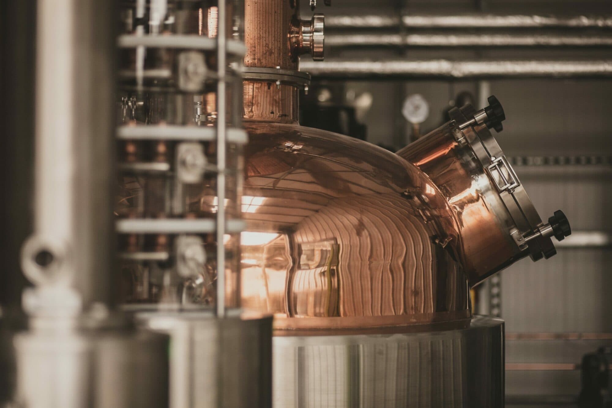 Dining at Whittakerโs Distillery in new york north yorkshire