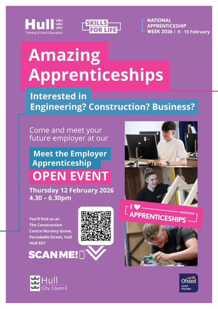 Find Your Next Career at This Free Event to Discover Apprenticeship Opportunities in Hull