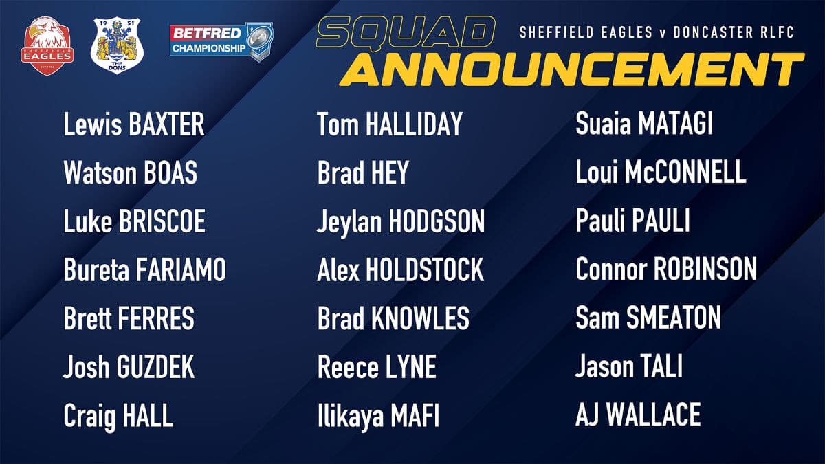 Doncaster FC lineup