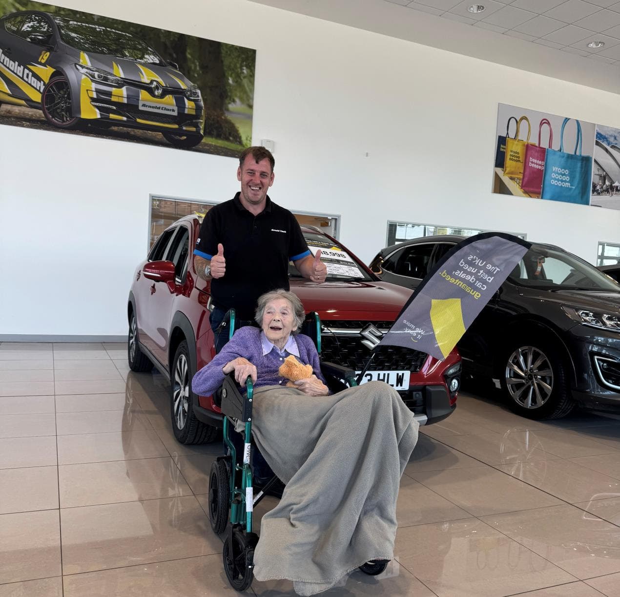 How A York Care Home Fulfilled A Resident's Wish For A Red Car And A Cup Of Tea