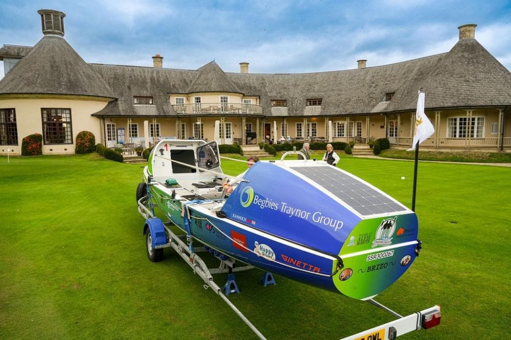 David Knaggs and Richard Larking Rowing The Atlantic For A 60th Birthday
