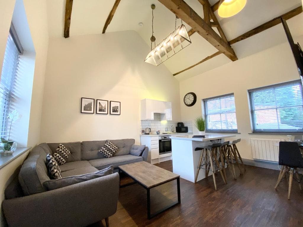Accommodation at Loft at The Coach House Apartments in leeds
