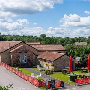 Accommodation at Woofles Luxury Caravan at Knaresborough Lido in knaresborough