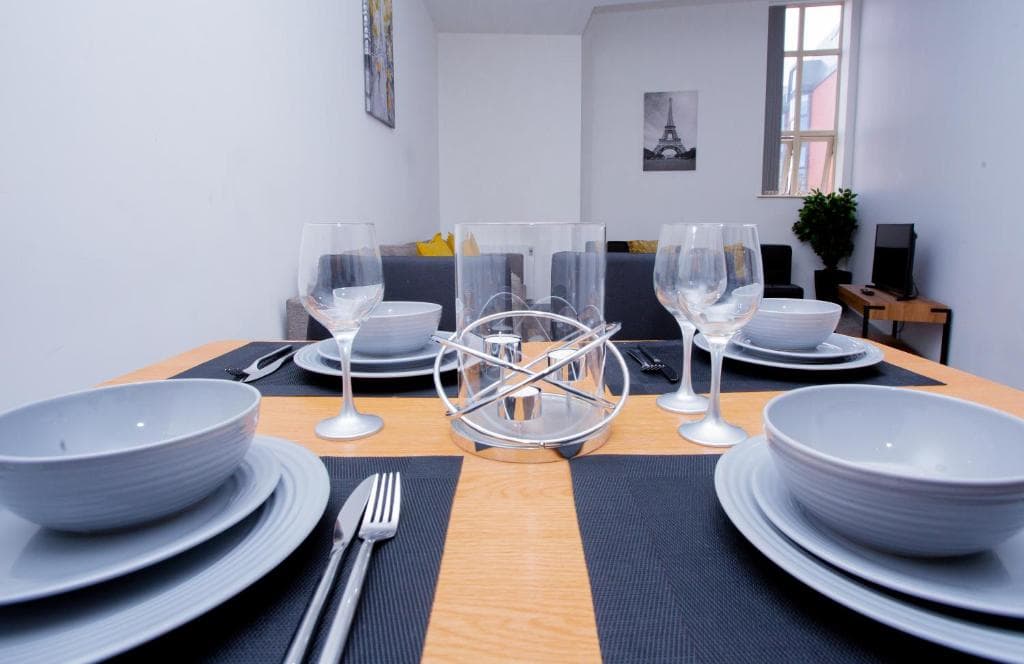 Accommodation at Spacious Urban City Apartment in doncaster