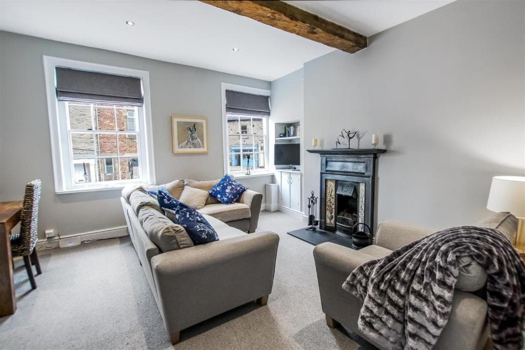 Accommodation at Comfy Dales holiday base on Market Place of historic market town in richmond