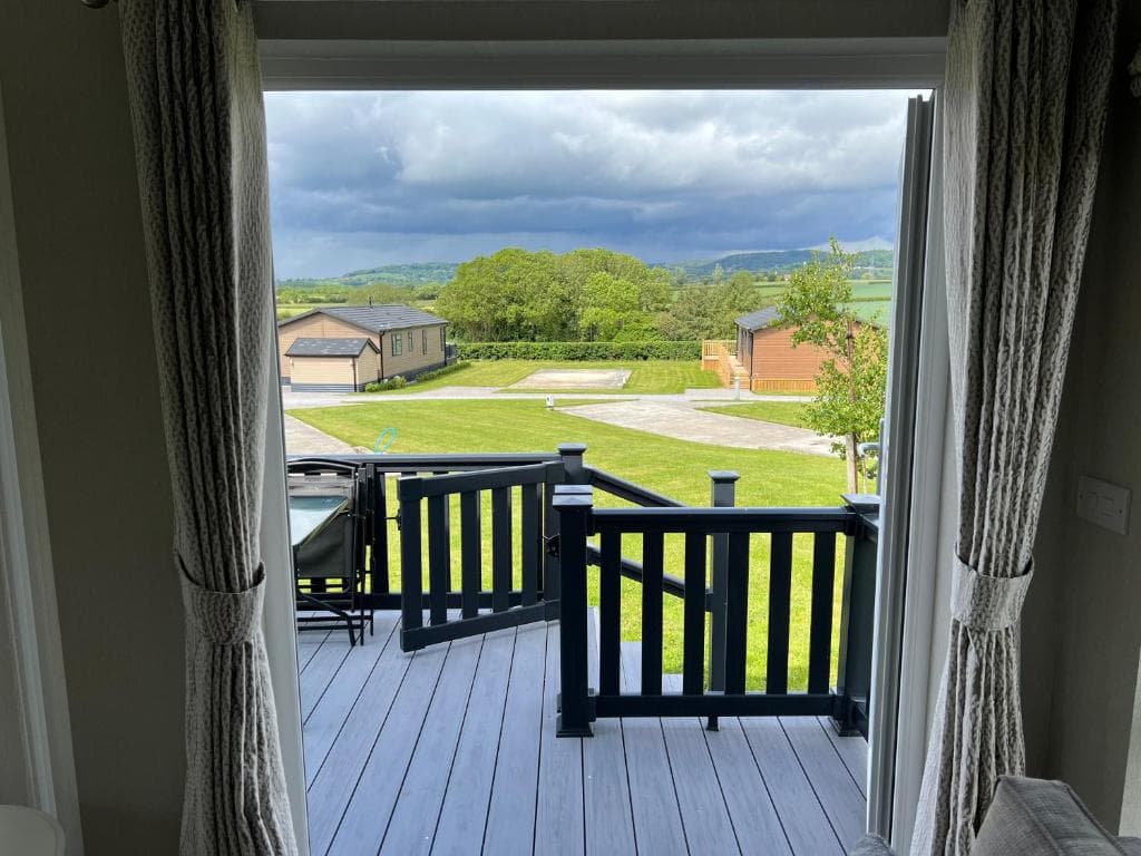 Accommodation at Meadow View Lodge at Hollin Barn Lodge park Thirsk,North Yorks in thirsk