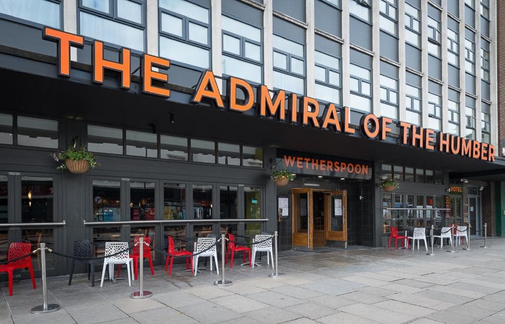 Accommodation at Admiral of the Humber Wetherspoon in hull