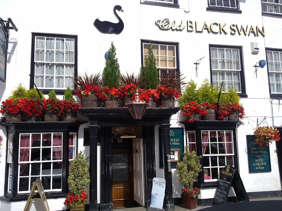 Food & drink at The Old Black Swan in bedale