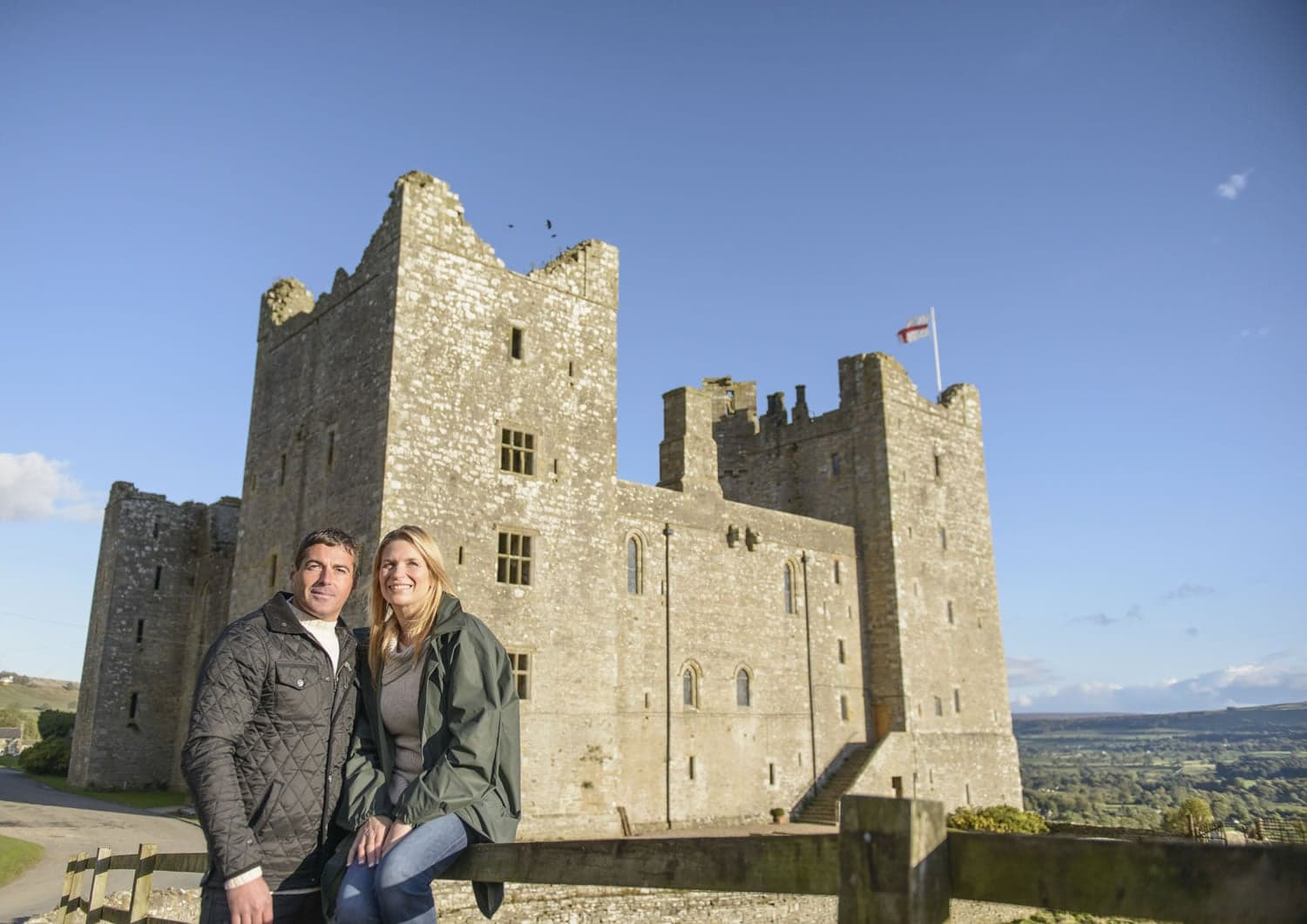 |people at Bolton Castle||