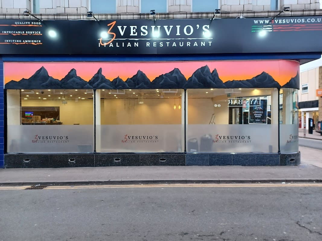 Dining at 3Vesuvio's Italian Restaurant in brighouse