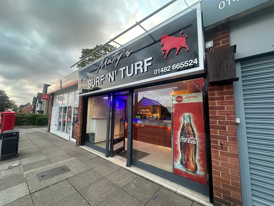Dining at Matty’s Surf & Turf in brough
