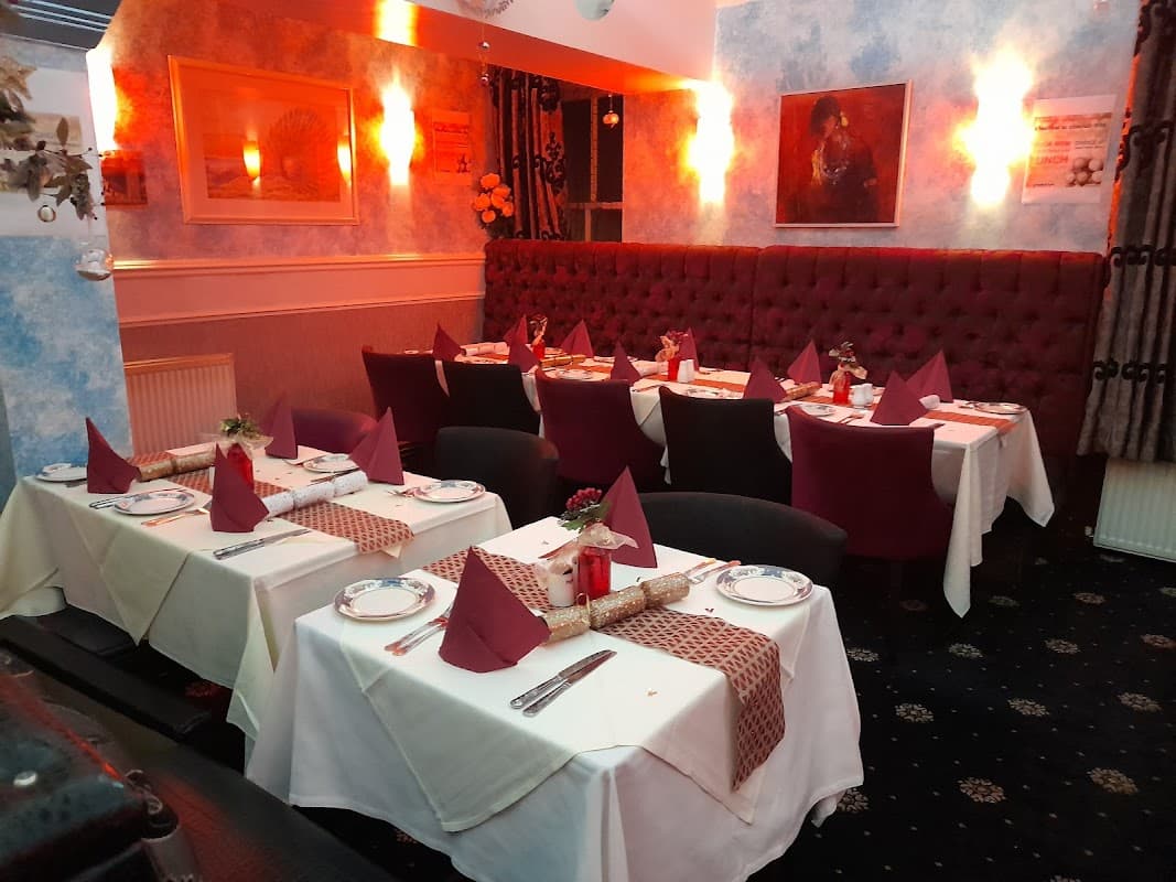 Dining at Haworth Tandoori in cross roads