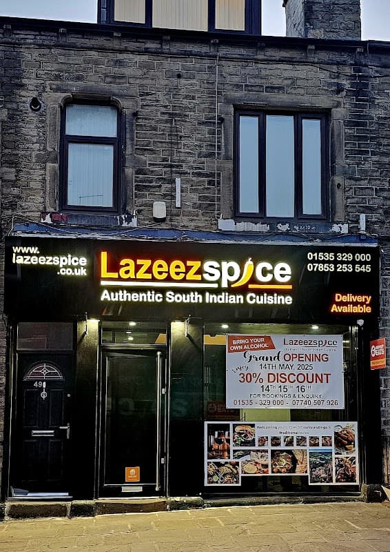 Dining at Lazeez Spice in cross roads