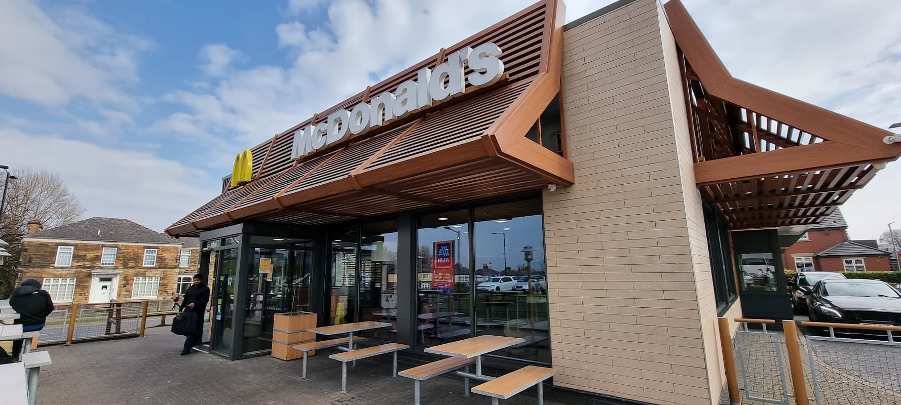 Dining at McDonald's in darnall