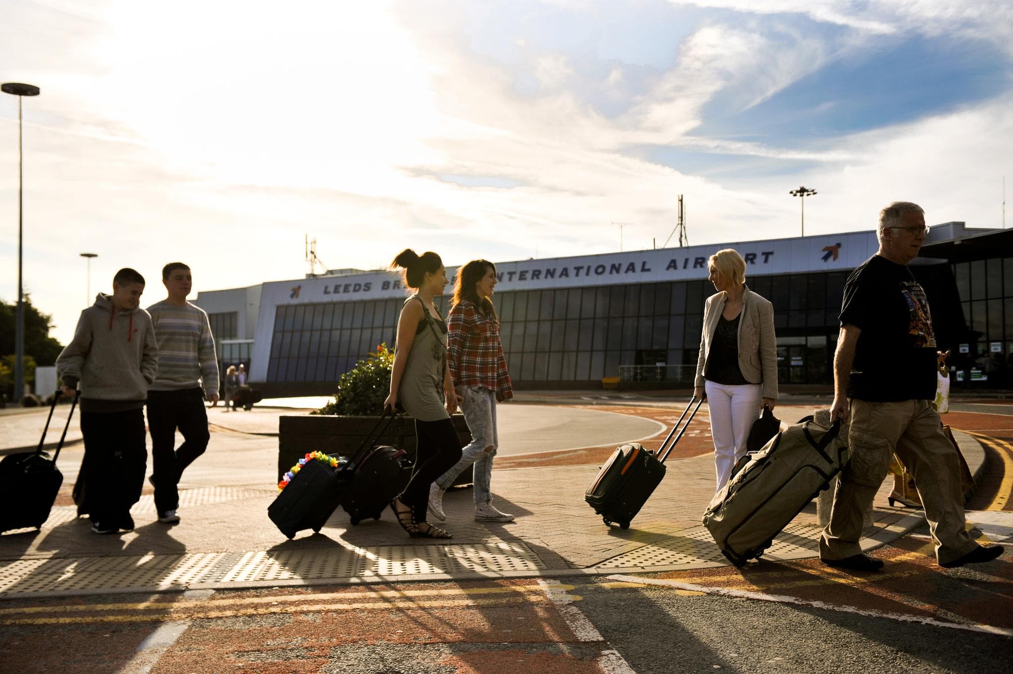 Leeds Bradford Airport - Family Attraction in aire view