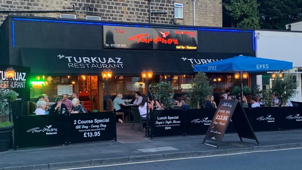 Dining at The Turkuaz Restaurant in guiseley