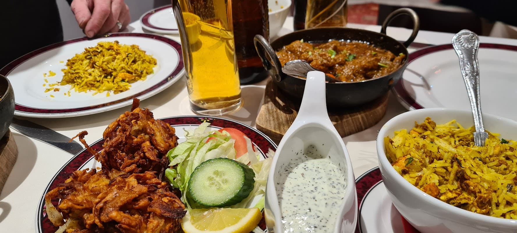 Dining at Starbeck Tandoori in harrogate