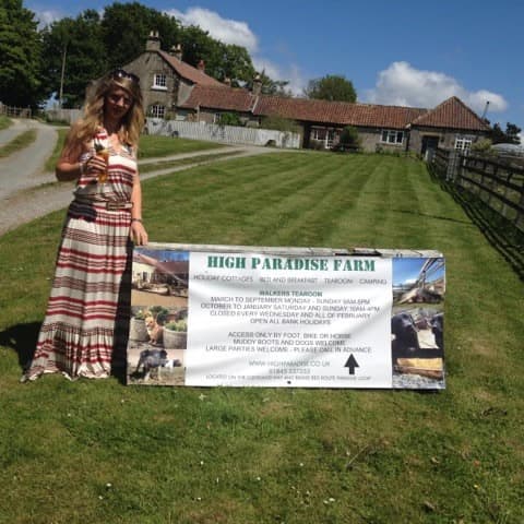 Accommodation at High Paradise Farm in boltby