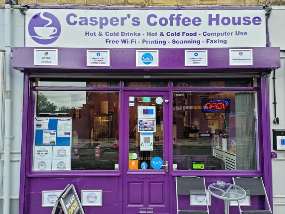 Cafe Casper’s Coffee House in mexborough