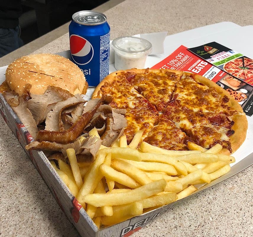 Dining at Mezza Pizza in mexborough