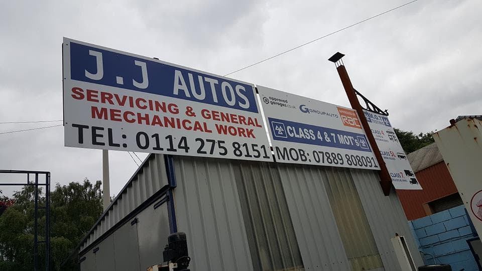 J J Autos - Garages in neepsend