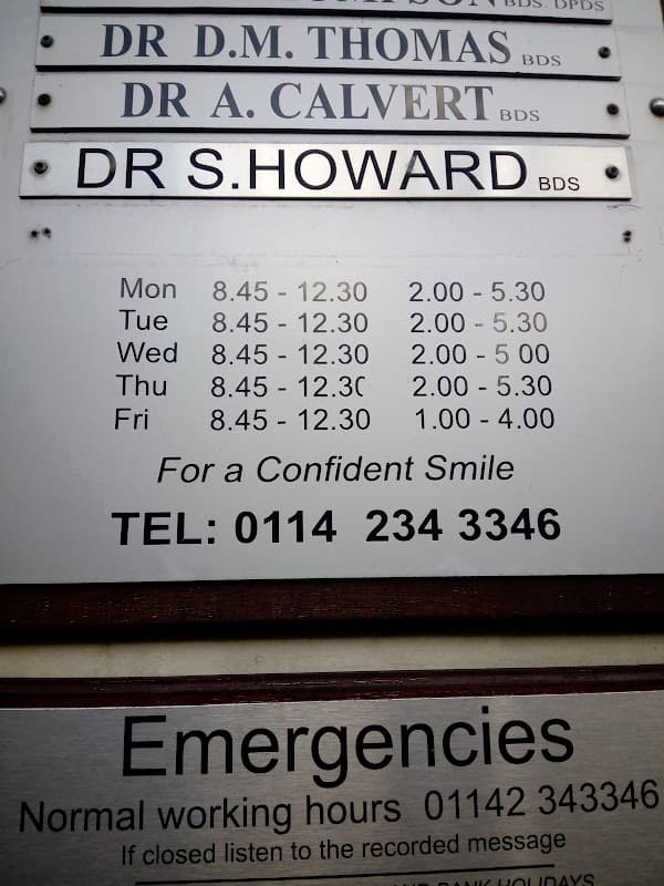 Thompson Dr D J - Dentists in neepsend