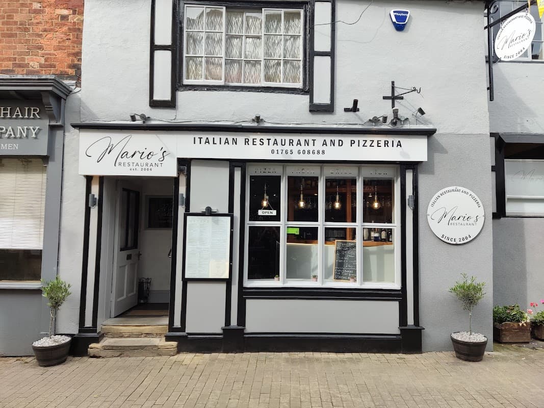 Dining at Mario's Restaurant in ripon