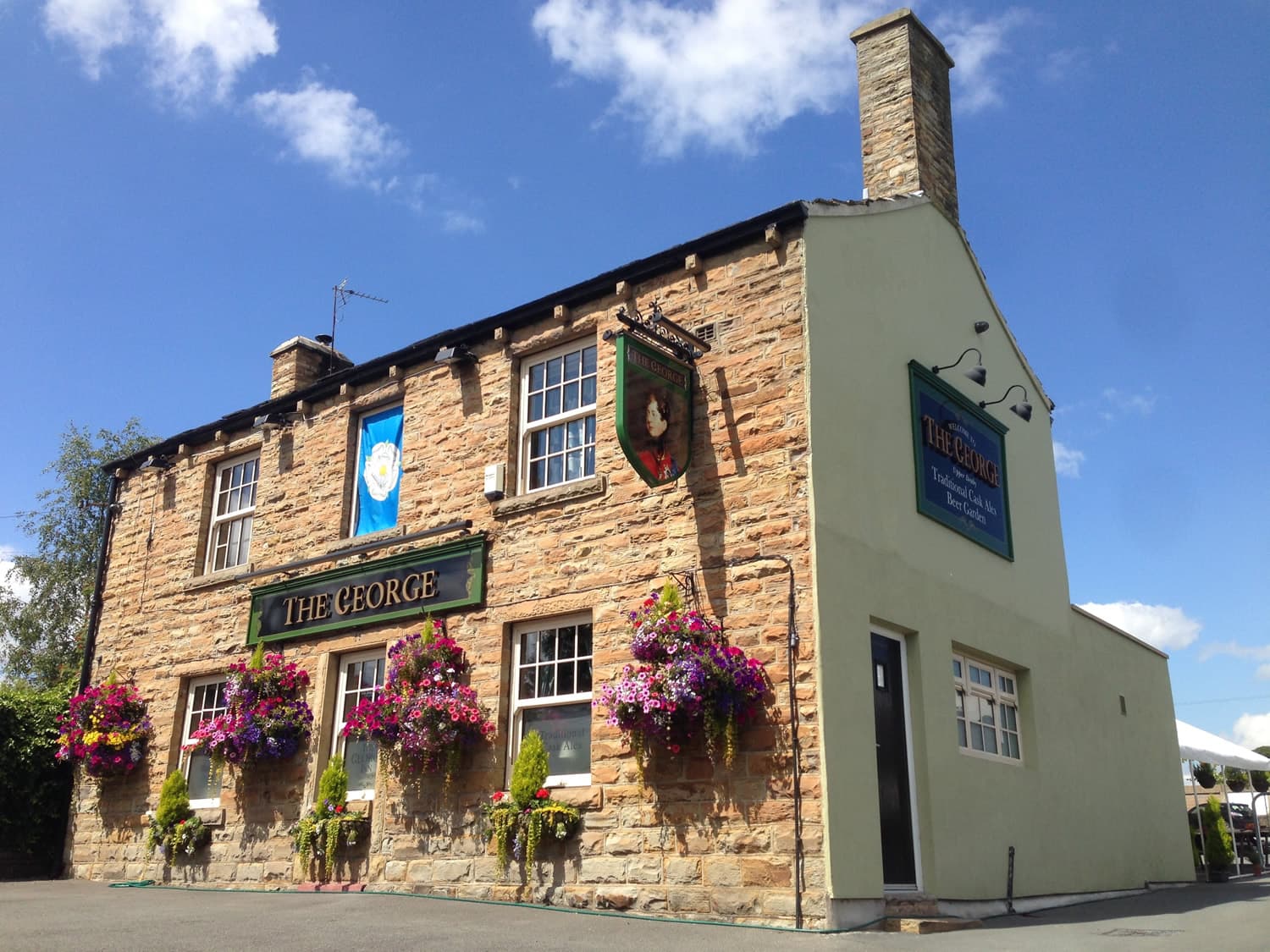 Food & drink at The George Inn in denby dale