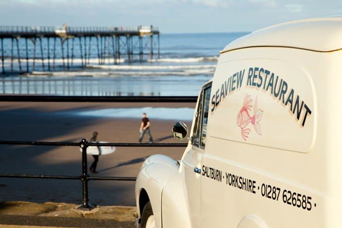 Dining at The Seaview Restaurant in marske by the sea