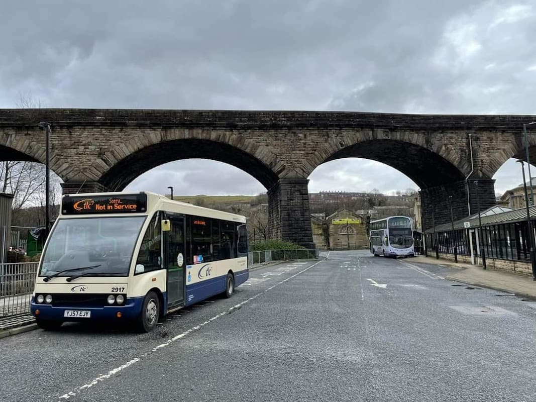 Bus Stop at Todmorden - Bus Stops in todmorden
