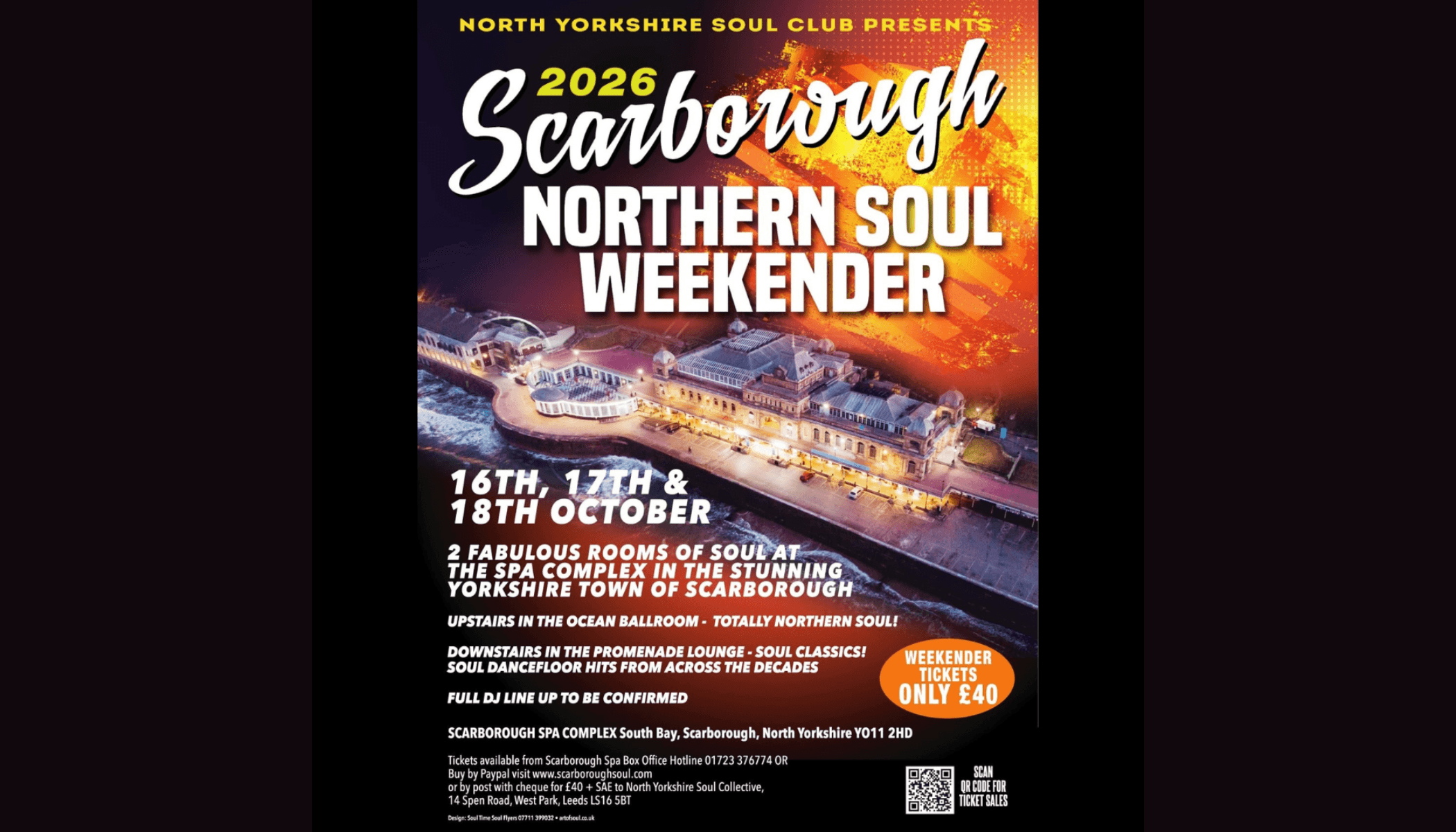 Event image for Scarborough Northern Soul Weekender 2026