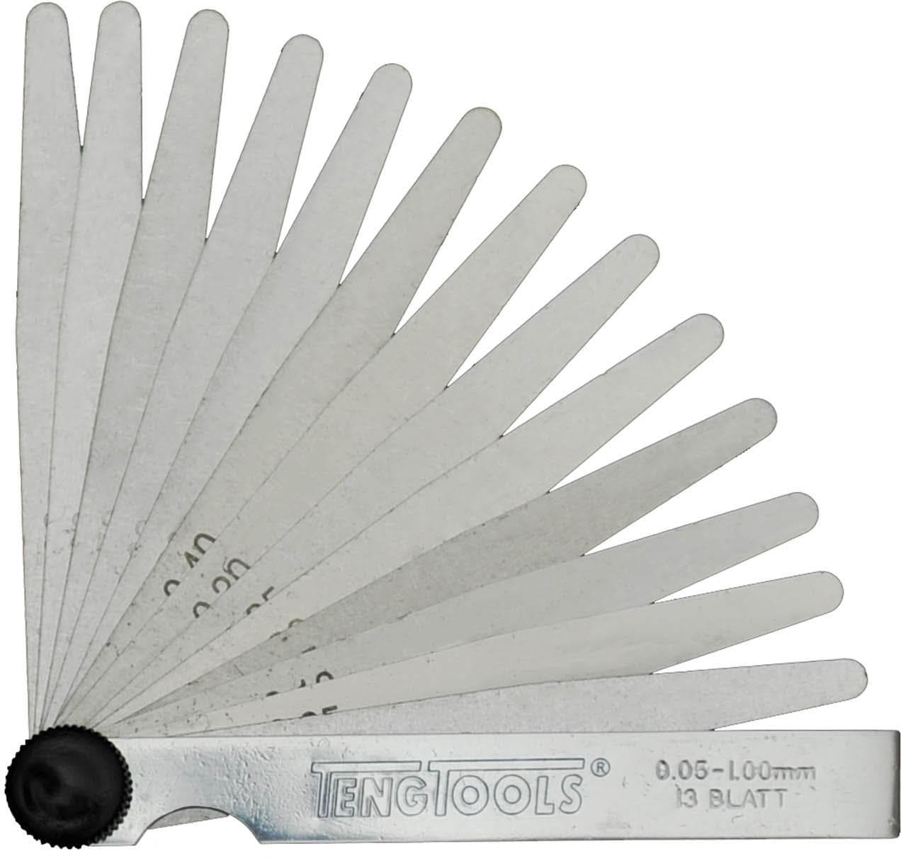 Teng Feeler Gauge 0.05-1 100mm 13 Pieces