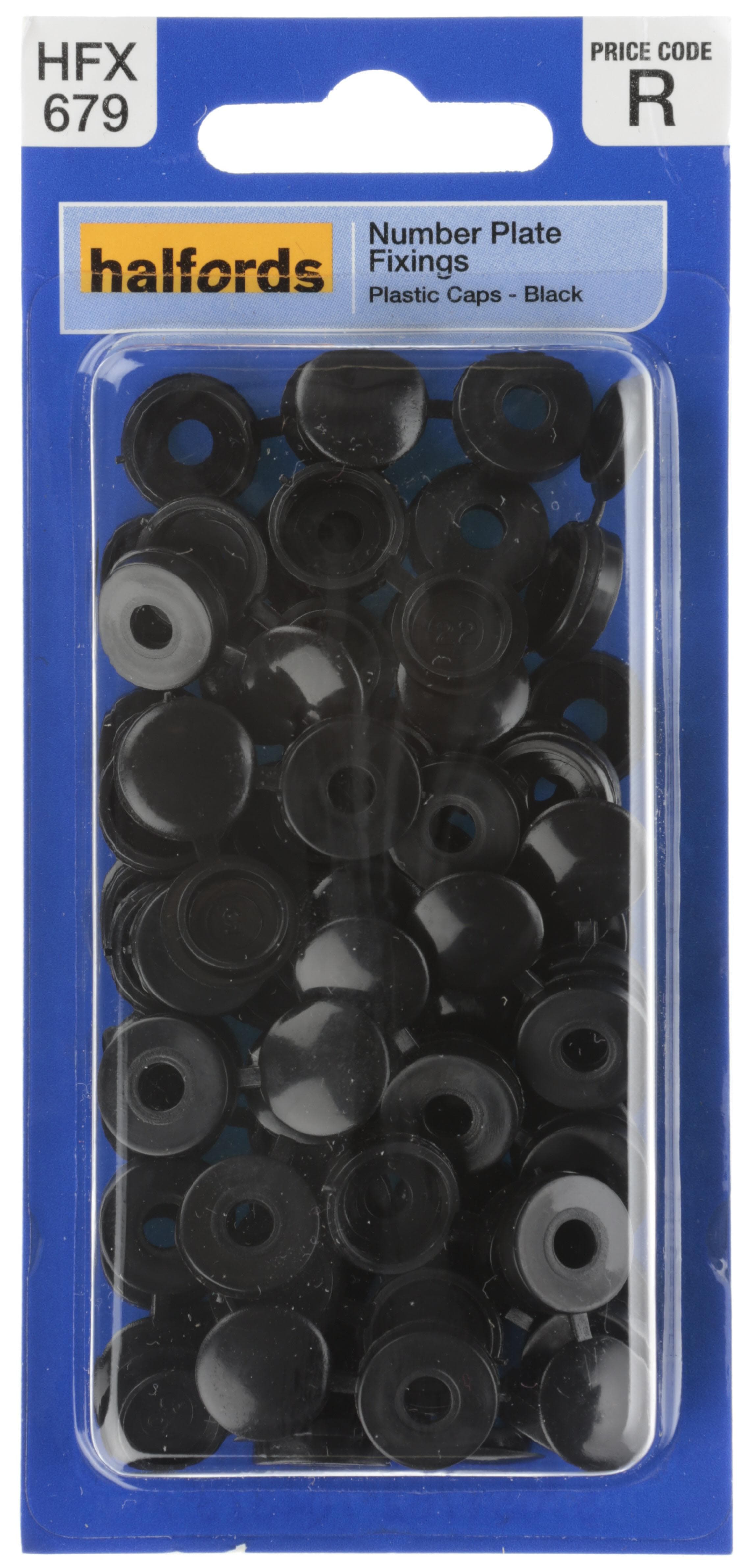 Number Plate Plastic Caps