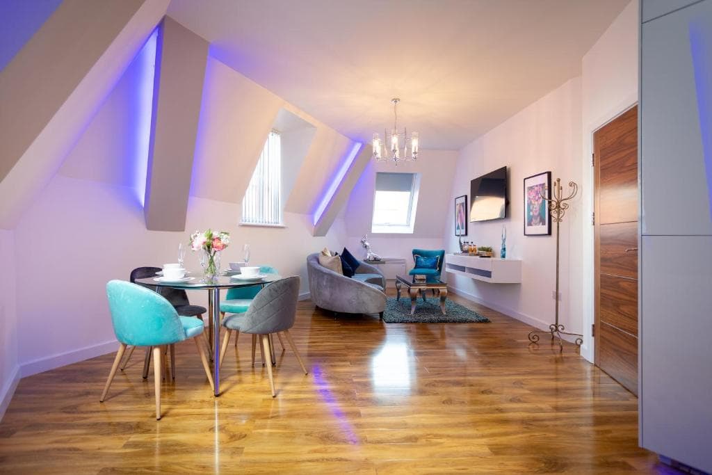 Accommodation at Leeds Super Luxurious Apartments in leeds