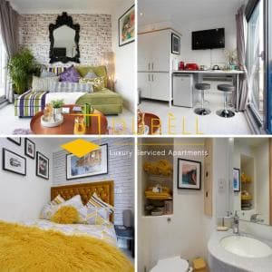 Accommodation at The Cakide, Dubell Serviced Apartments Leeds, Up to 2 Guests in leeds