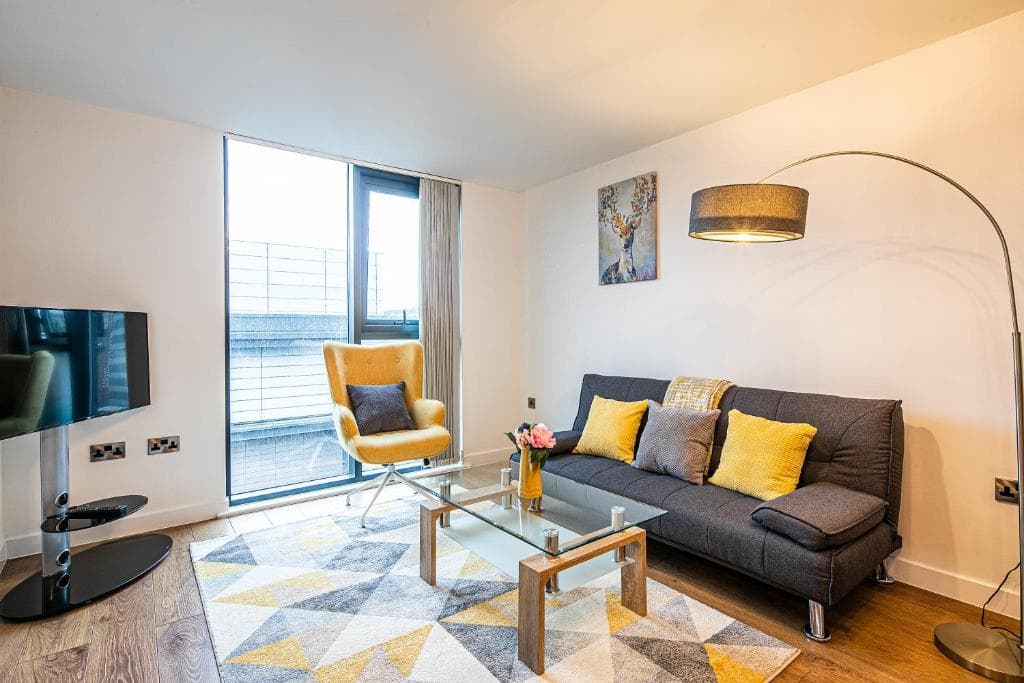 Accommodation at Free Parking, IQuarter Luxe 2 Bed Apartment Sheffield - Available & Book Today in sheffield
