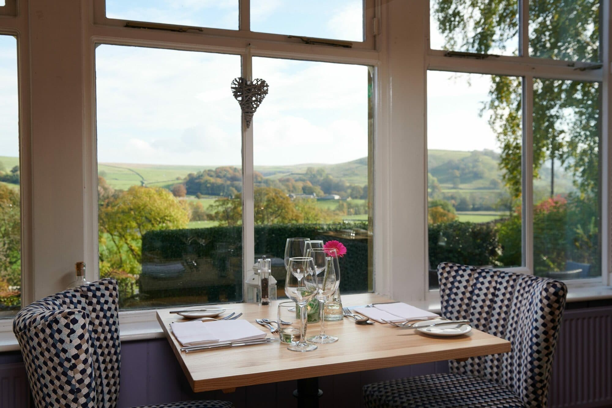 Dining at The Fell Restaurant in burnsall
