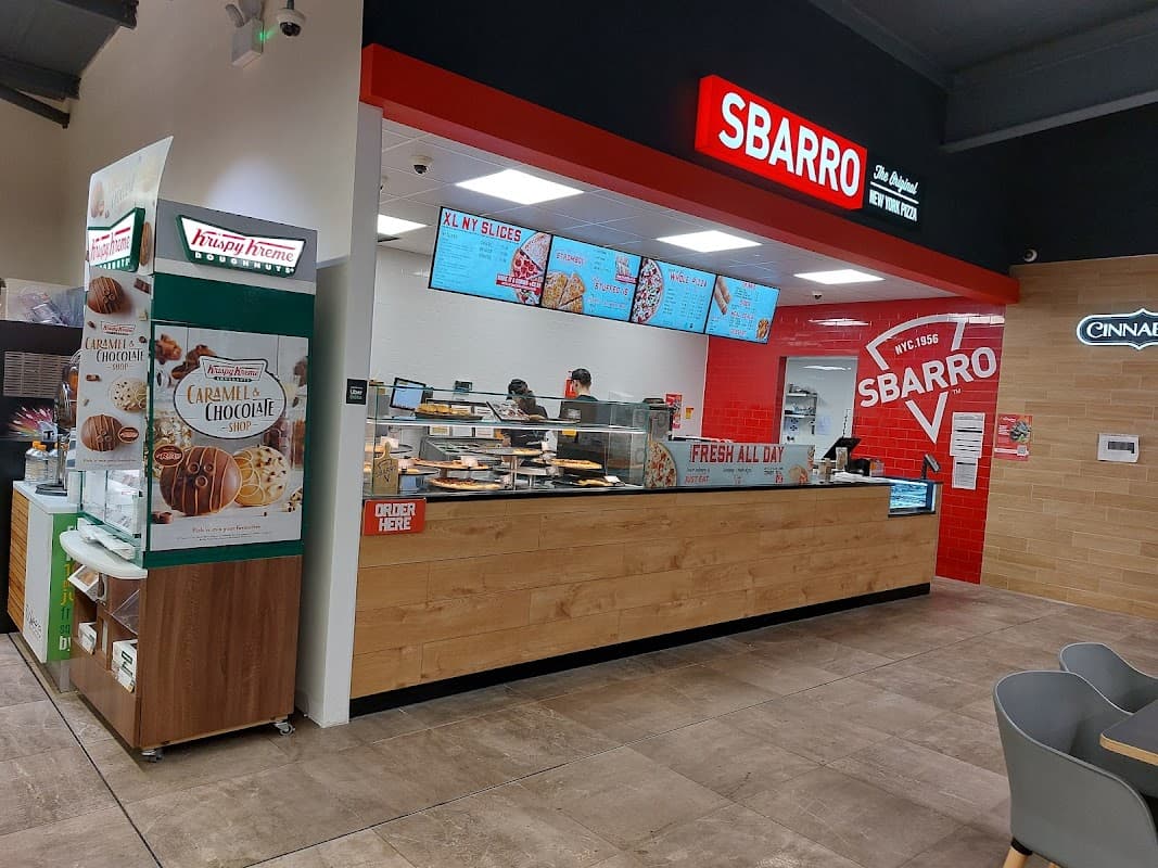 Dining at Sbarro in alverthorpe