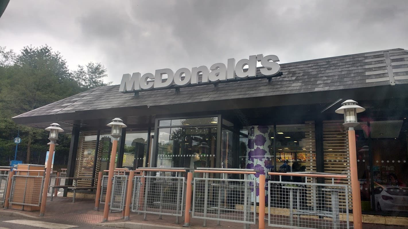 Dining at McDonald's in brighouse