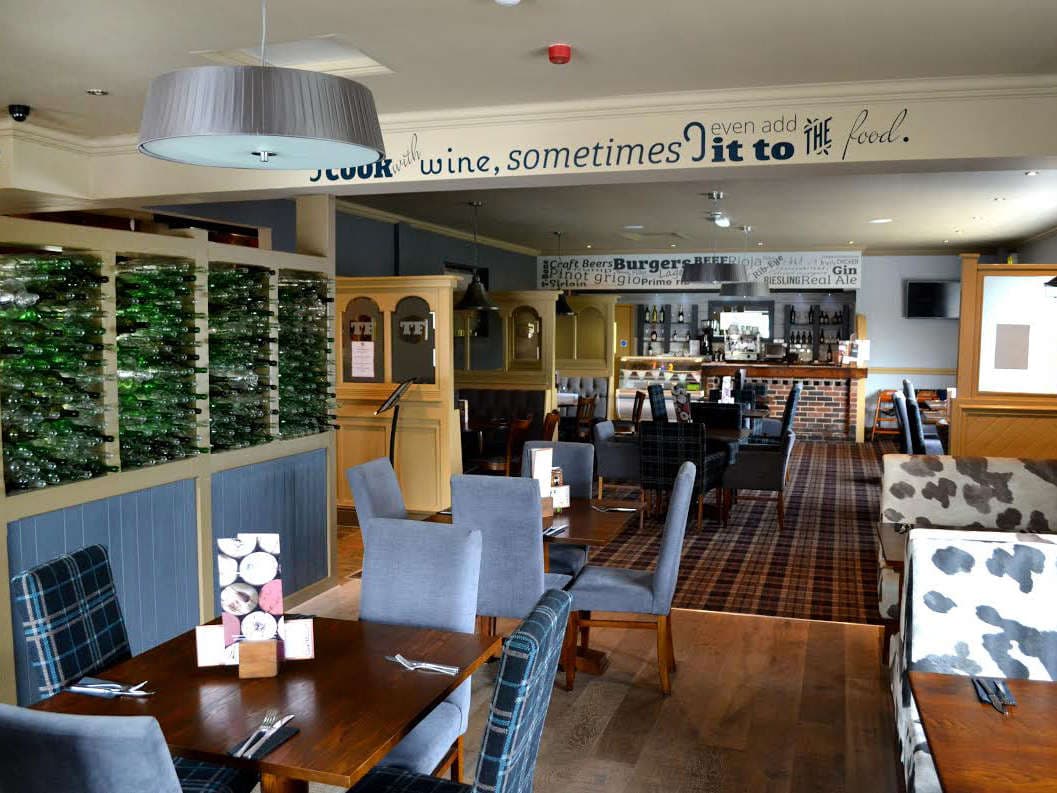 Dining at The Thirsty Flame in canklow