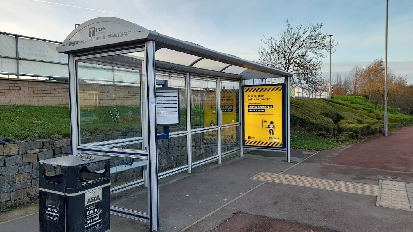Bus Stop at Handsworth Road/Sheffield Parkway - Bus Stops in darnall