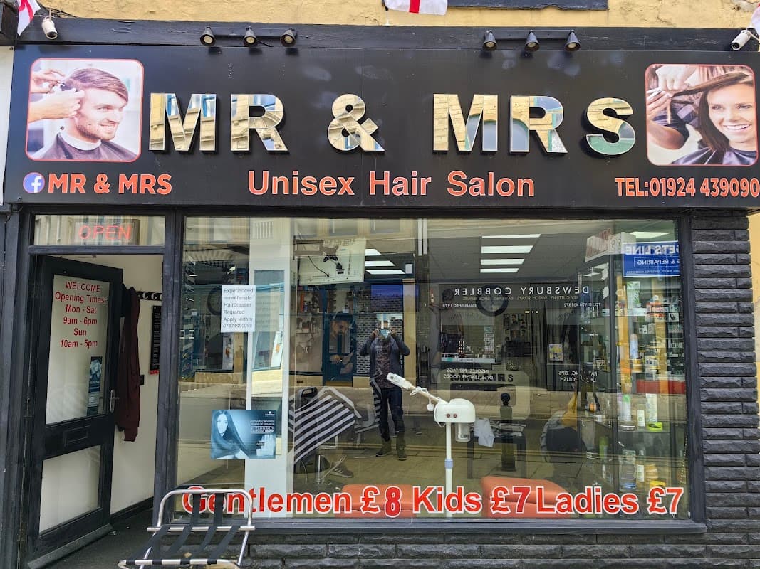 MR & MRS Unisex Hair Salon - Hair Salons in dewsbury