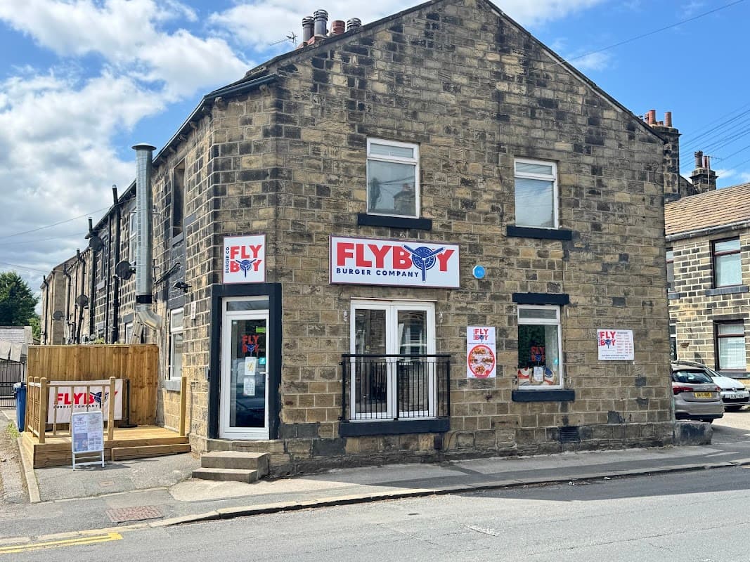 Dining at Flyboy Burger Company Ltd in farsley