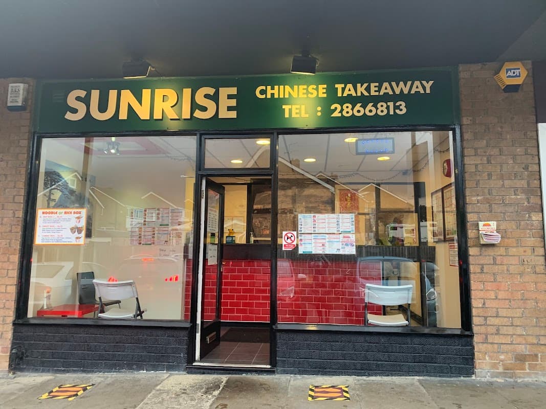 Dining at Sunrise Chinese Takeaway in garforth