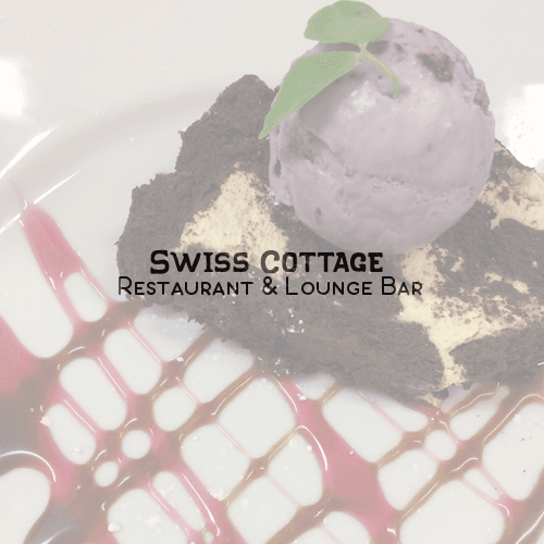 Dining at Swiss Cottage Restaurant & Lounge Bar in hornsea