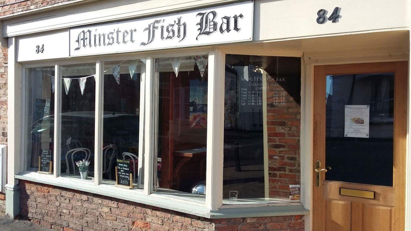 Dining at Minster Fish Bar in howden