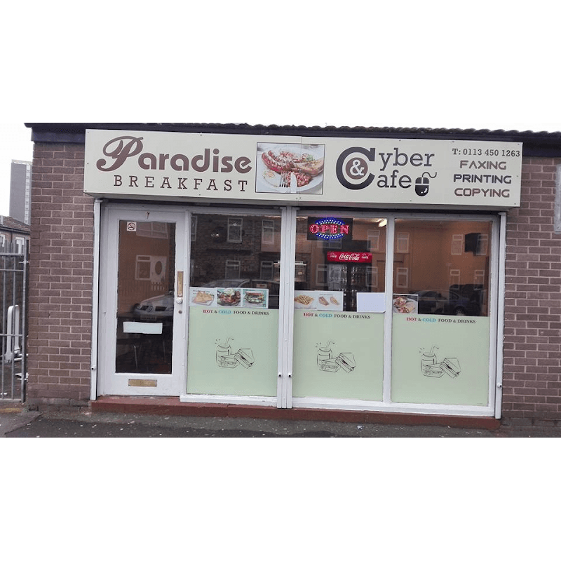 Cafe Paradise Breakfast and cyber cafe in killingbeck