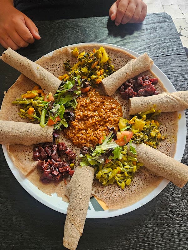 Dining at Hiwot Cuisine in middlesbrough