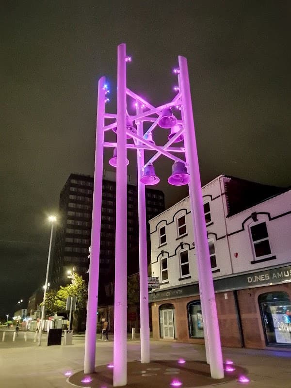 St Hilda's Bells Sculpture. - Historic Site in middlesbrough