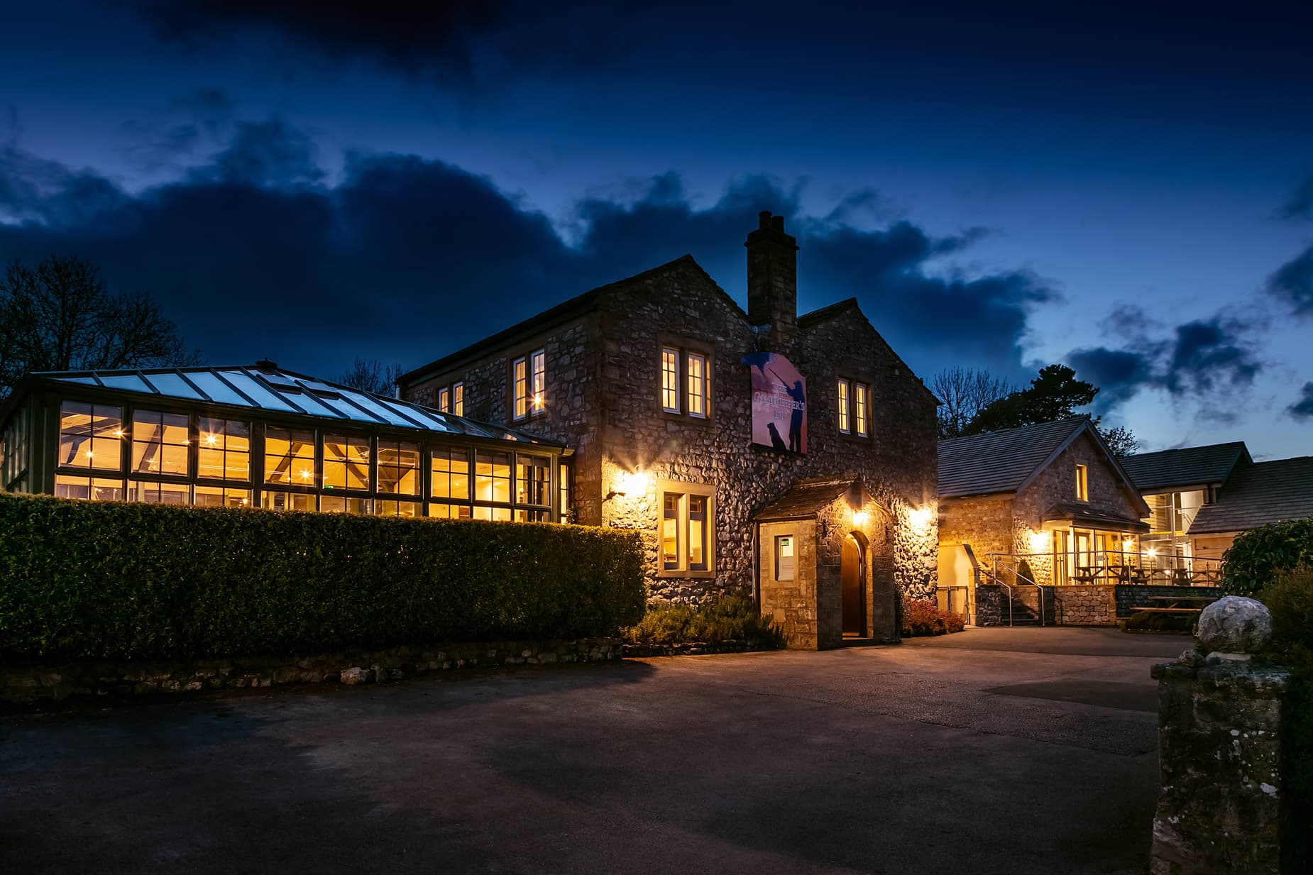 Dining at Restaurant @ The Gamekeeper's Inn in threshfield